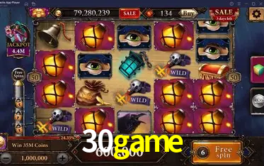 APP oficial da 30game para mobile
